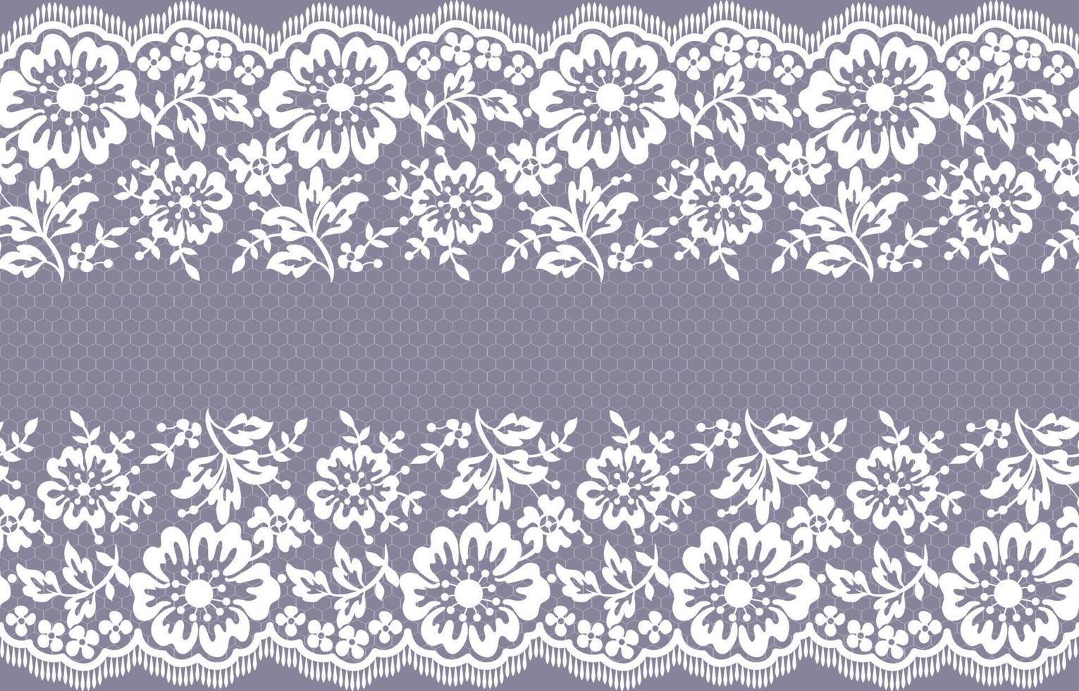 Seamless lace pattern, flower vintage vector background.