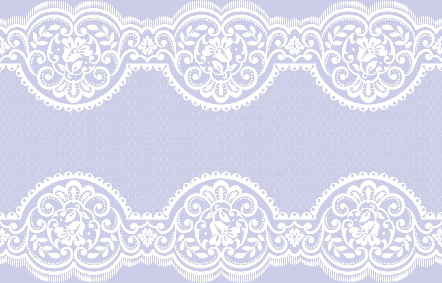 Seamless lace pattern, flower vintage vector background.