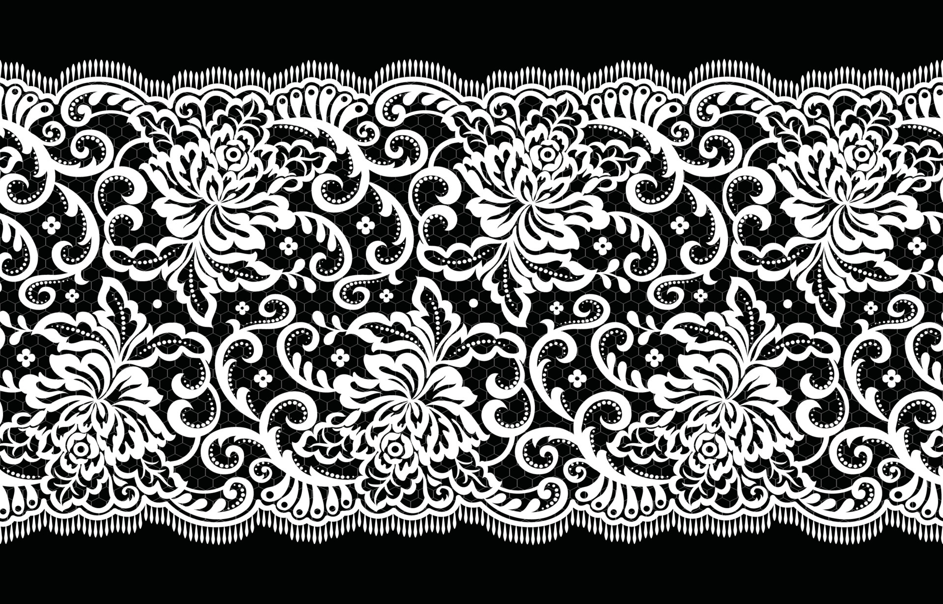 Seamless lace pattern, flower vintage vector background. 5721337 Vector Art  at Vecteezy