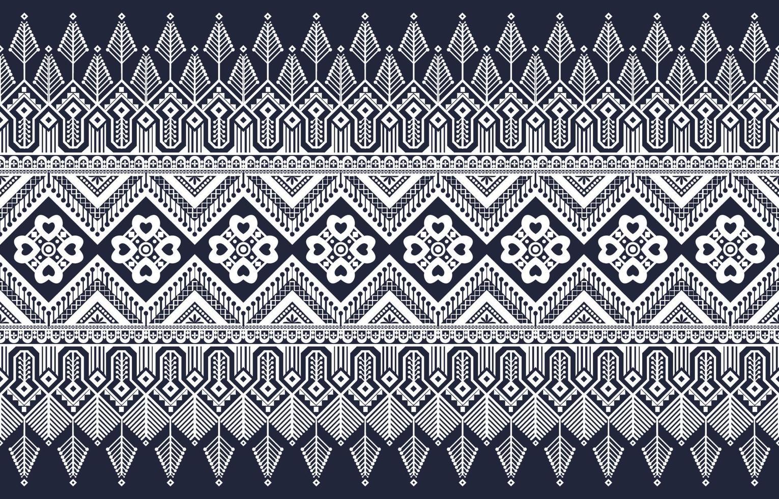 Diseño de patrón geométrico étnico abstracto para fondo o papel tapiz. vector