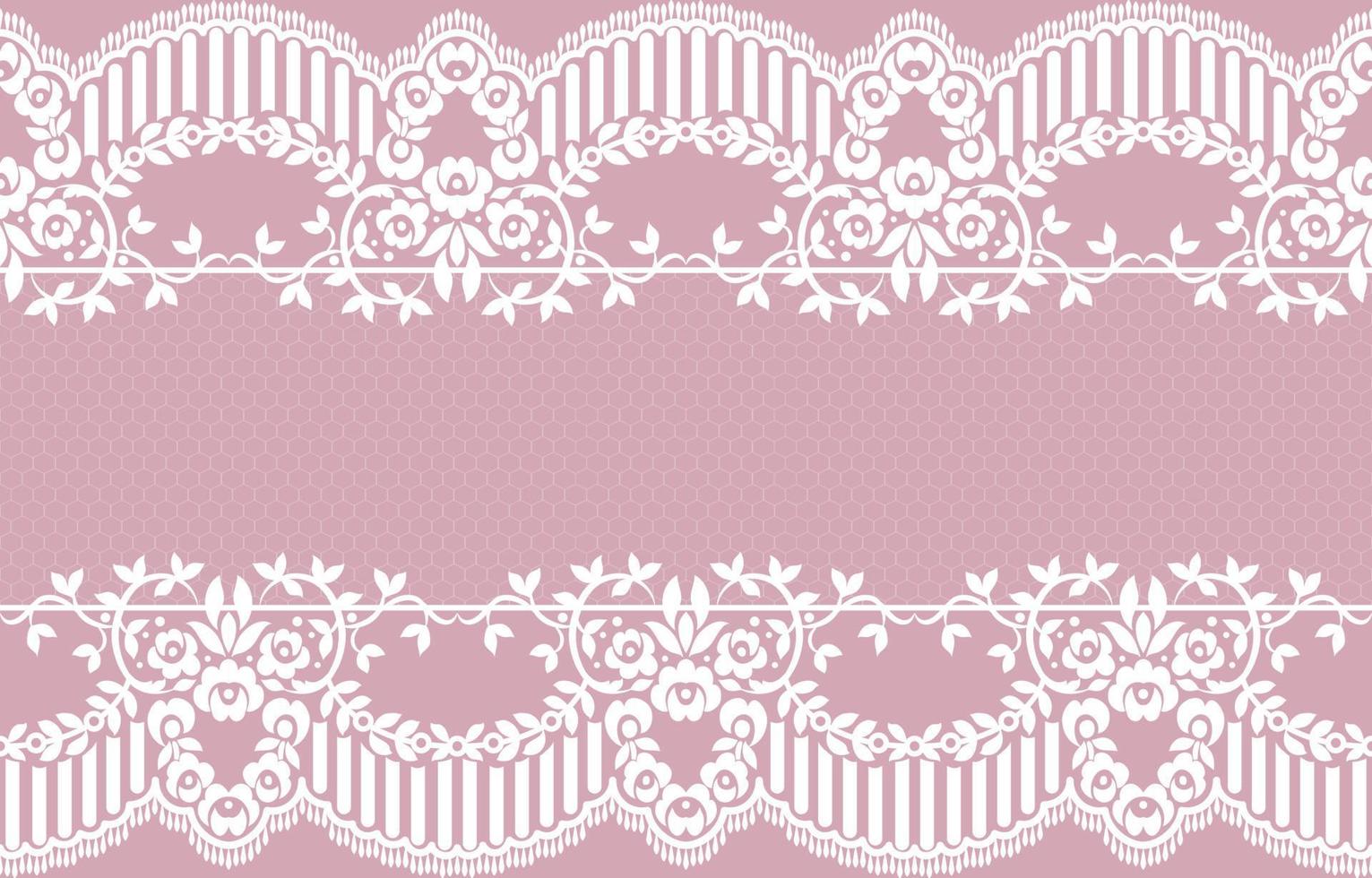 Seamless lace pattern, flower vintage vector background.