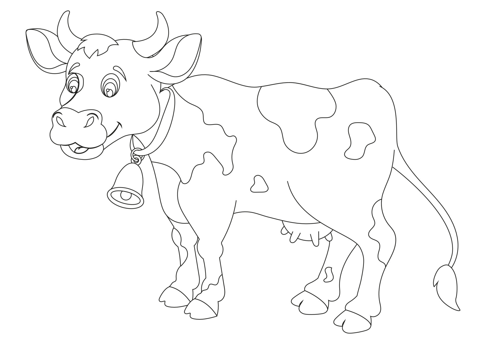 Black And White Cow Vector Art, Icons, And Graphics For Free Download