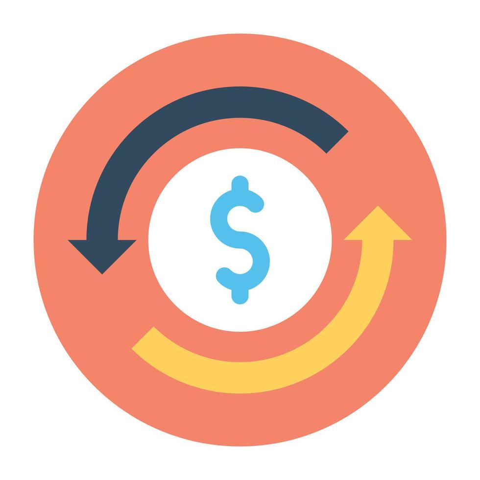 Dollar Exchange Concepts vector