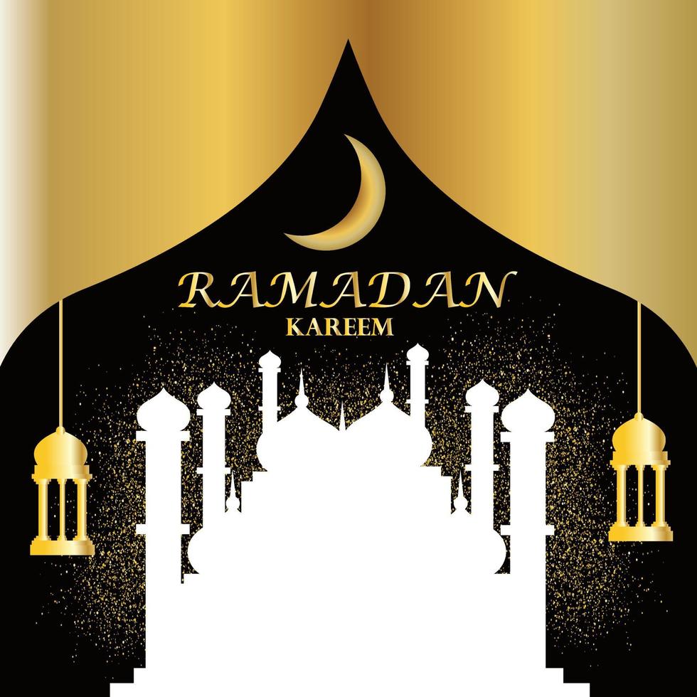 ramadhan kareem vector diseño moderno