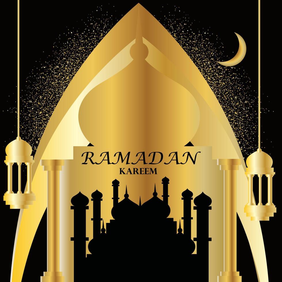 ramadhan kareem vector design modern