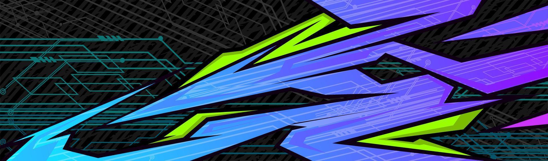 Abstract racing background design vector. vector