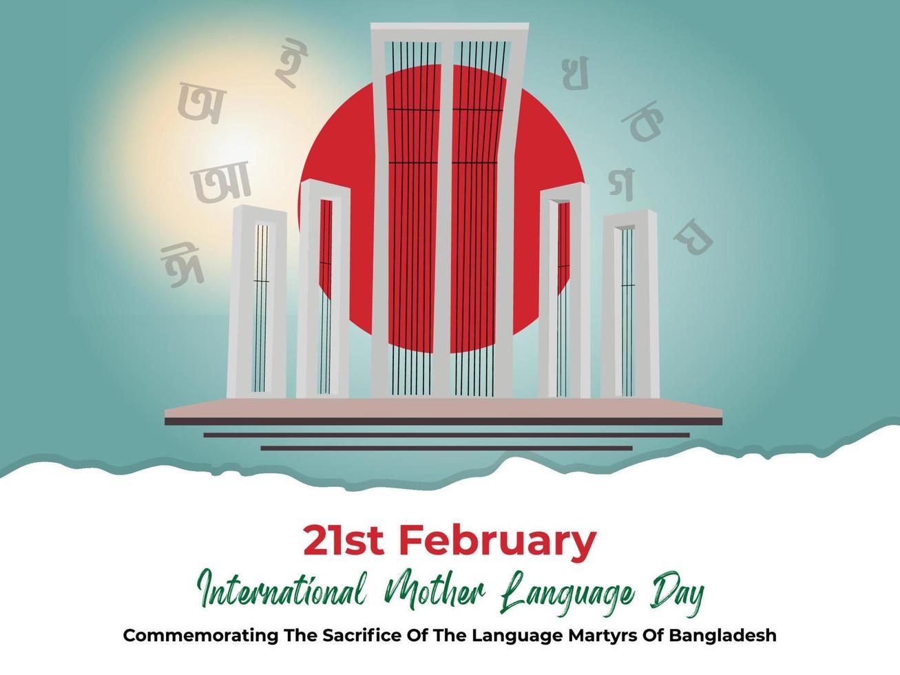 21st February International Mother Language Day vector
