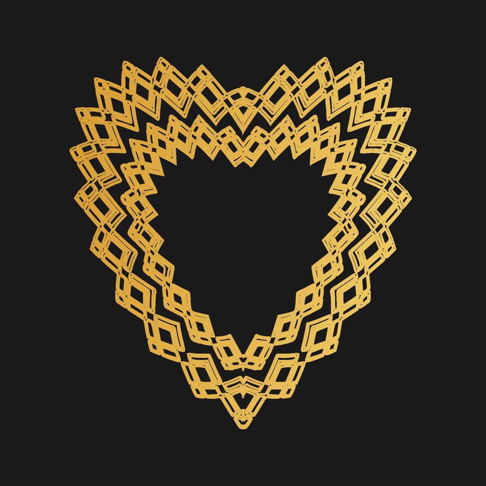 Ornate element for design place for text, wedding invitations and greeting cards vector
