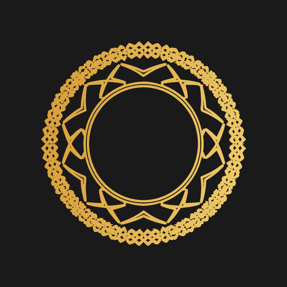 Ornate element for design place for text, wedding invitations and greeting cards vector