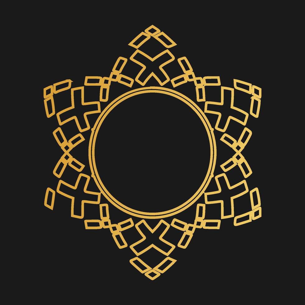Ornate element for design place for text, wedding invitations and greeting cards vector
