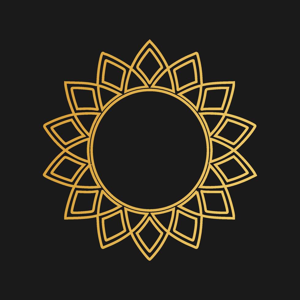 Ornate element for design place for text, wedding invitations and greeting cards vector