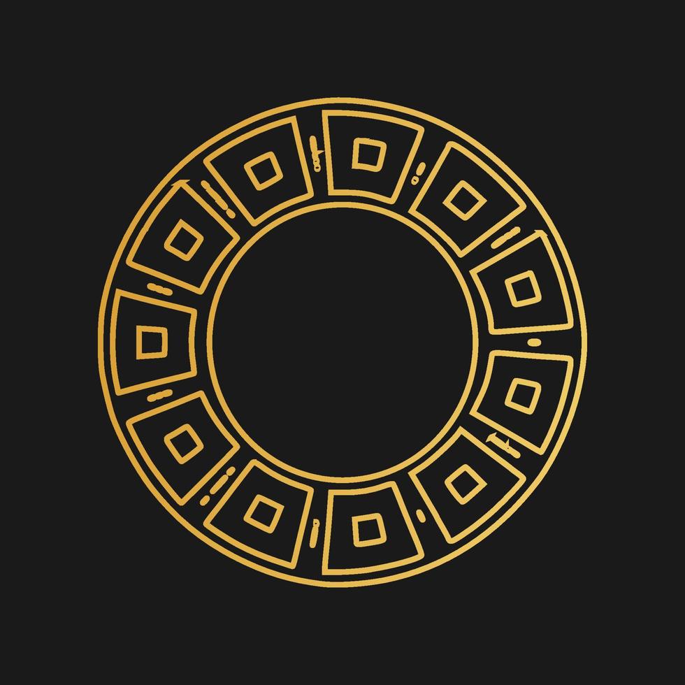 Ornate element for design place for text, wedding invitations and greeting cards vector