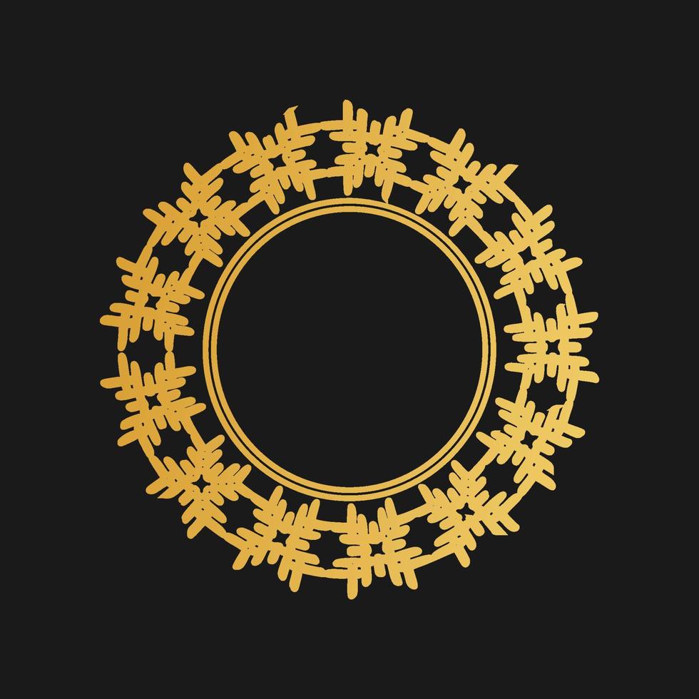 Ornate element for design place for text, wedding invitations and greeting cards vector