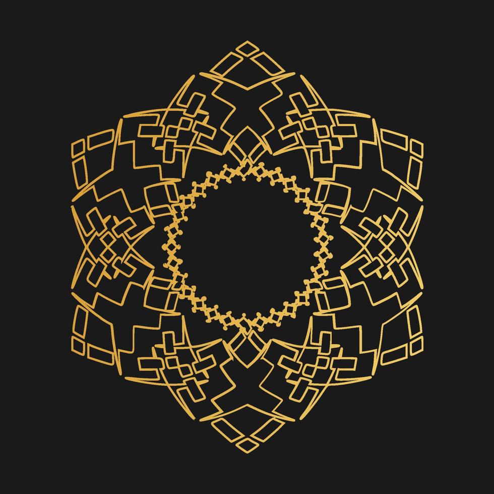 Ornate element for design place for text, wedding invitations and greeting cards vector