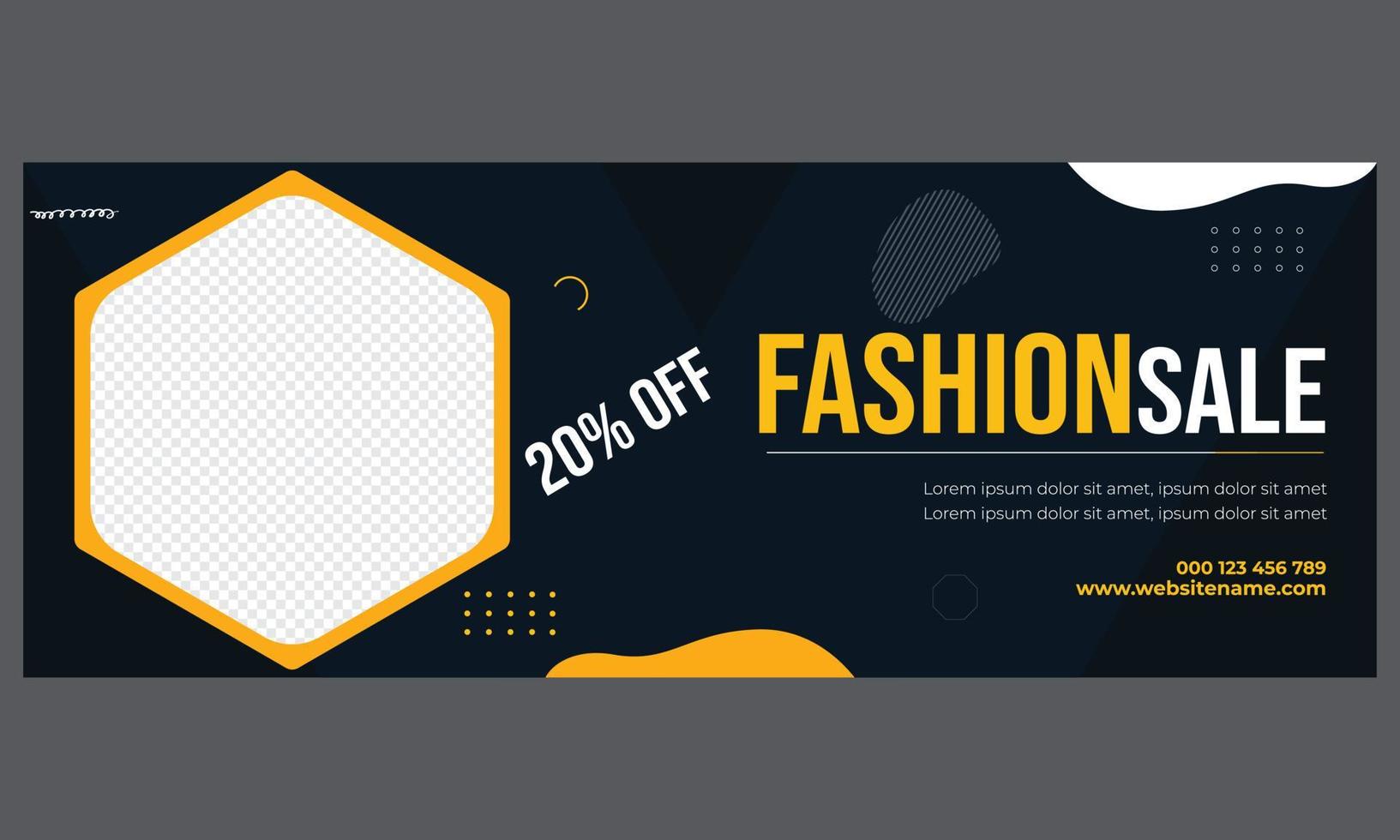 big winter sale offer cover template design vector