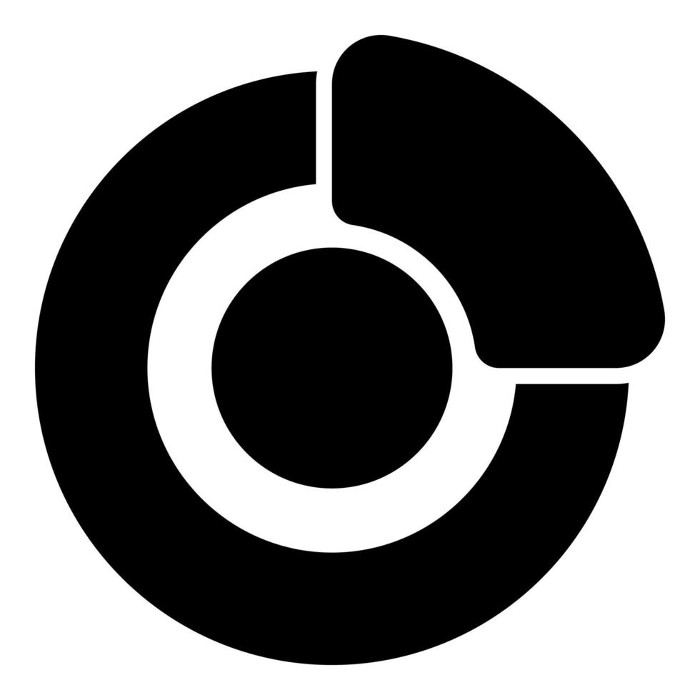 sistema de frenos en la rueda automóvil almohadilla de disco tambor hidráulico icono color negro vector ilustración imagen estilo plano