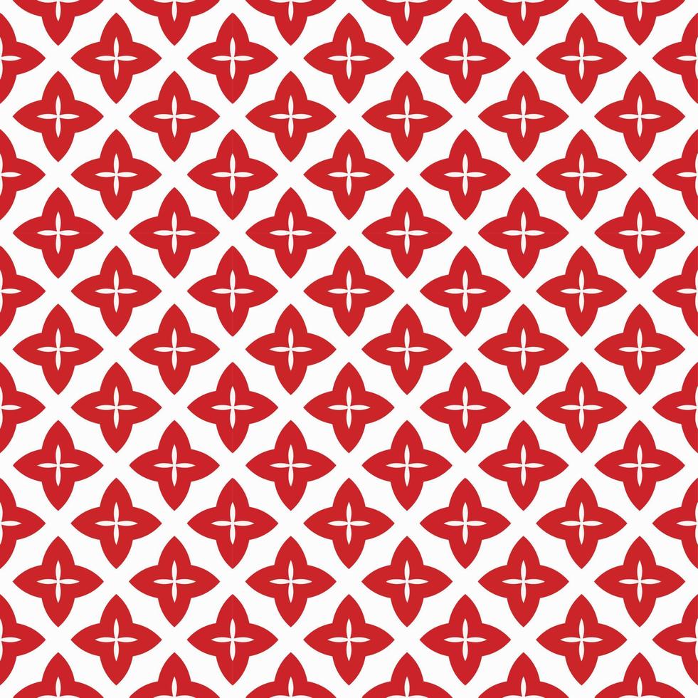 Red and white color seamless pattern texture and template. Multicolored. Colorful ornamental graphic design. vector
