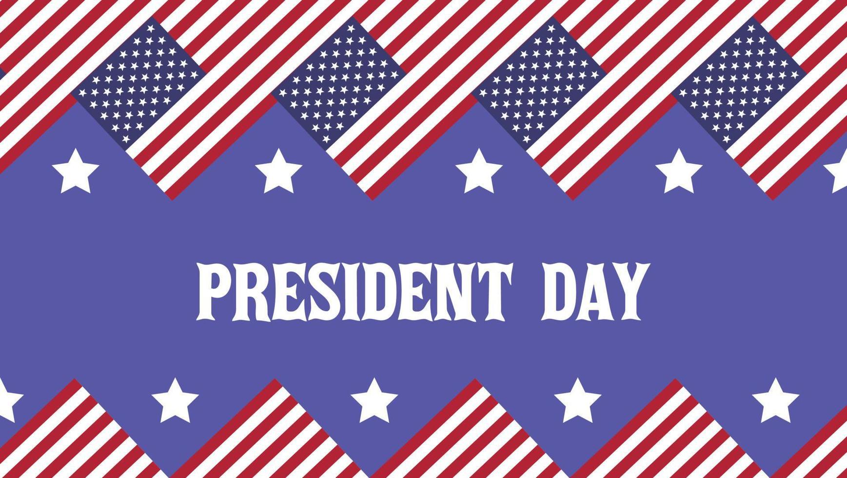 Illustration vector happy president day