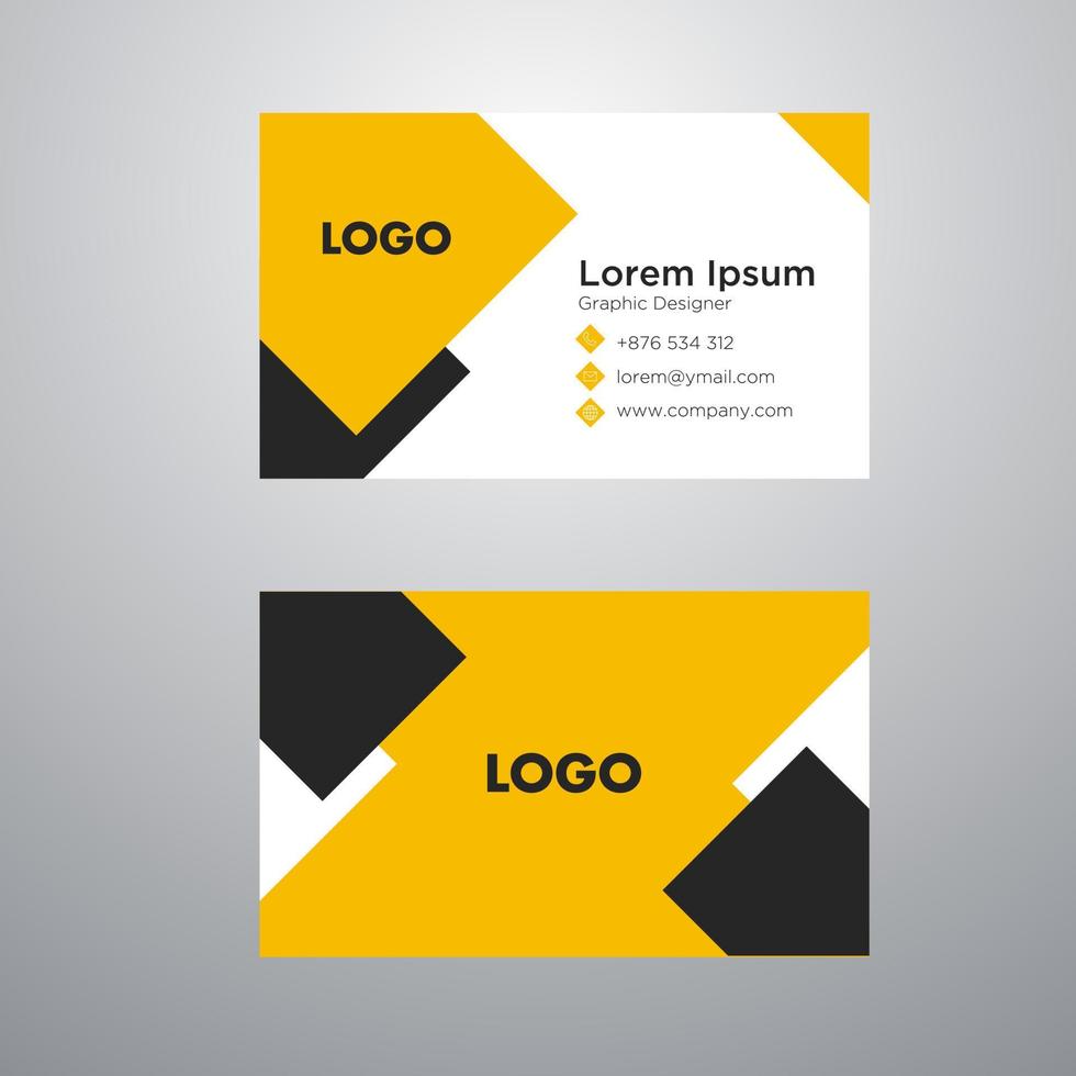Business card design template vector