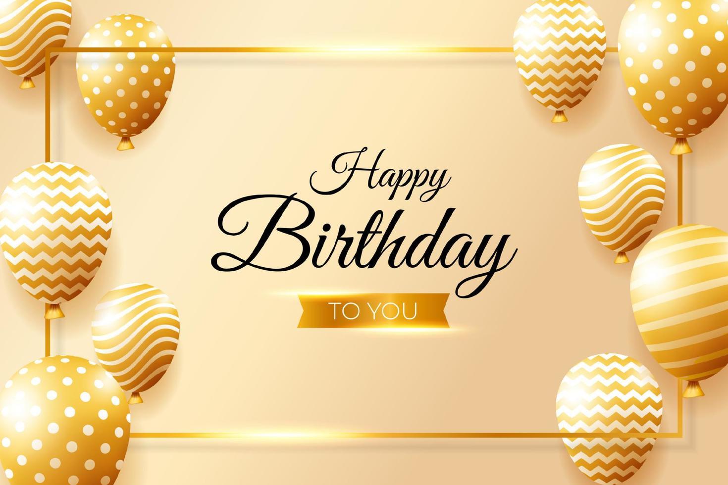Happy Birthday Background Design Graphic by ngabeivector  Creative Fabrica