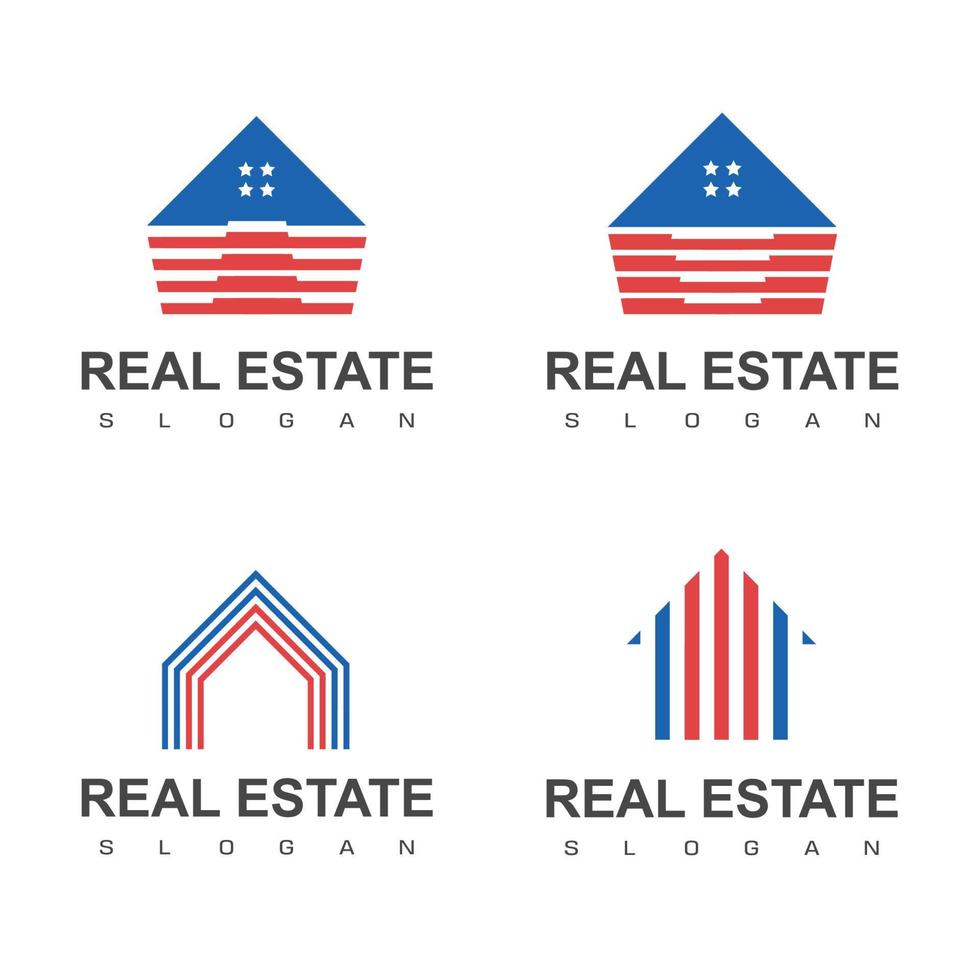 Real Estate Logo Template vector