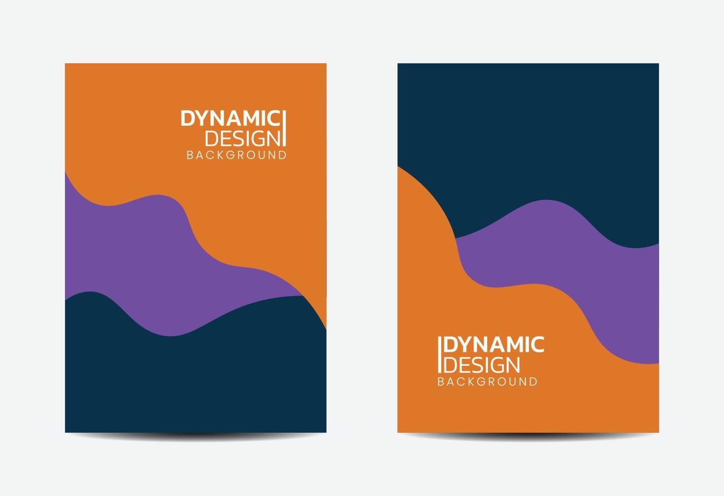 dynamic fluid background design template vector