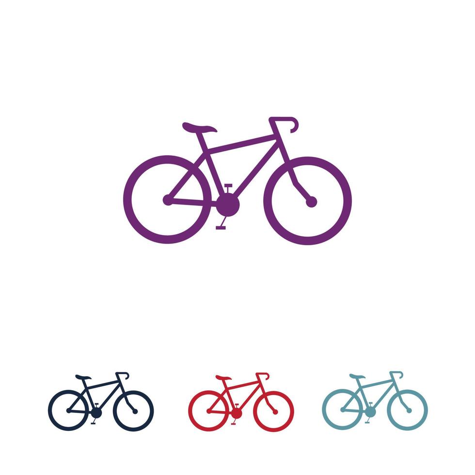 vector de logotipo de bicicleta