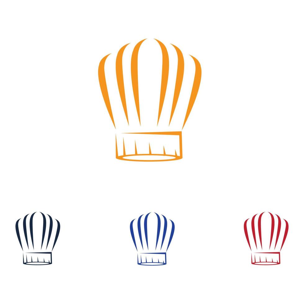 chef hats logo vector