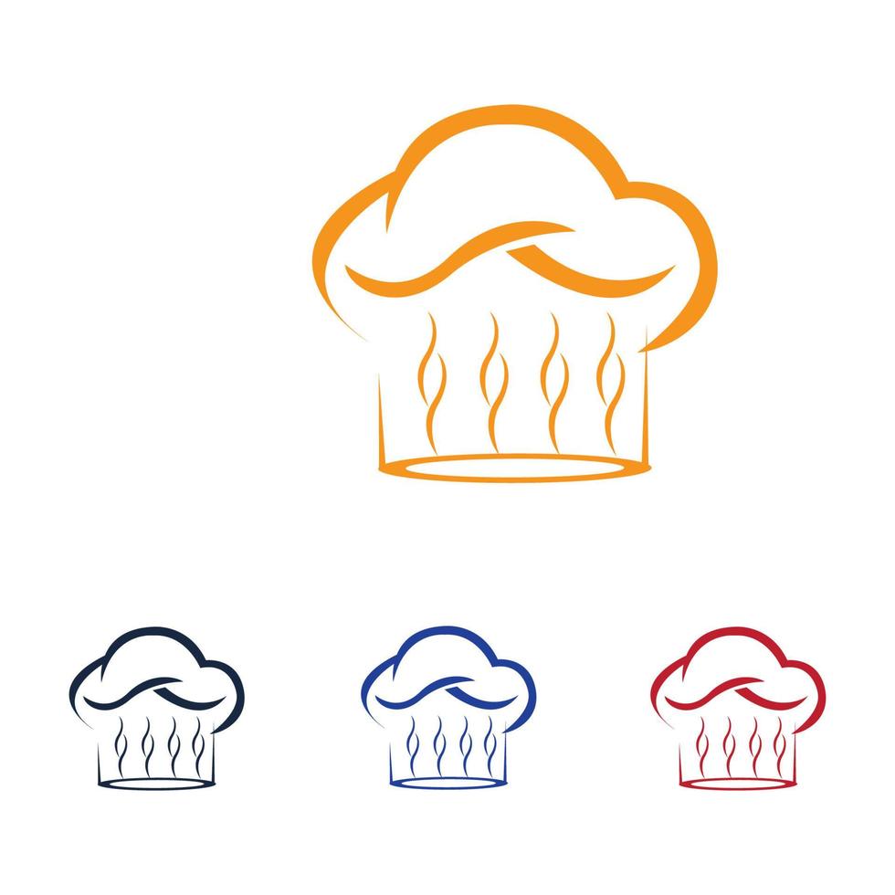 chef hats logo vector