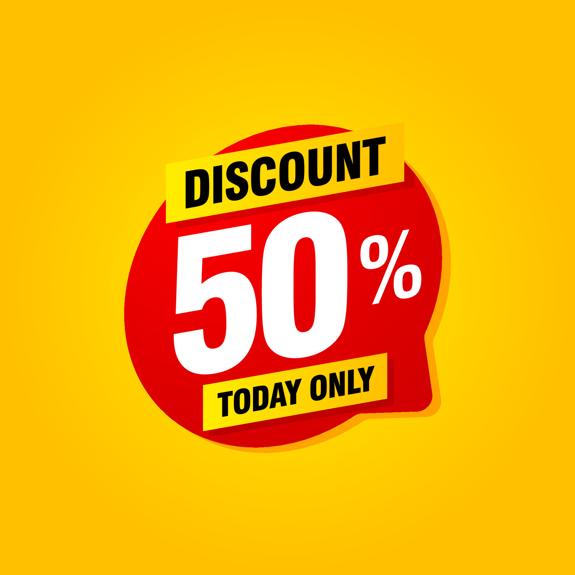 Special offer sale red tag isolated vector illustration. Discount offer