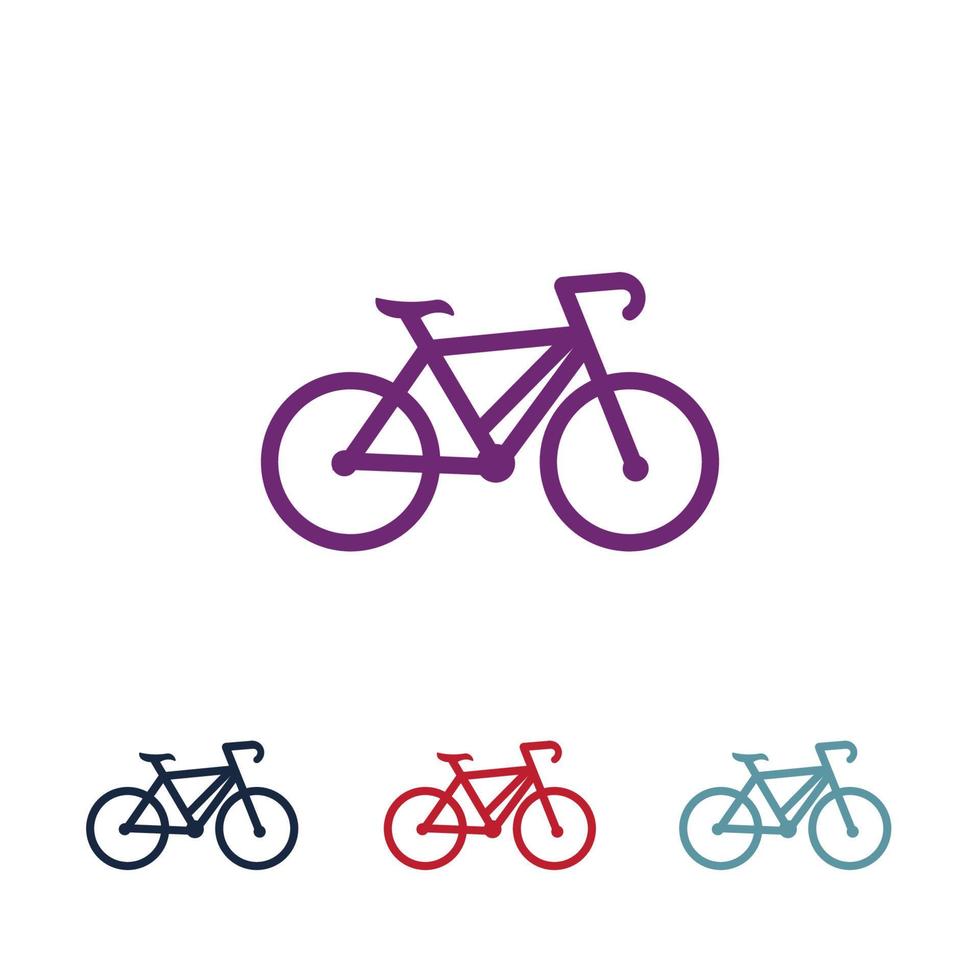 vector de logotipo de bicicleta