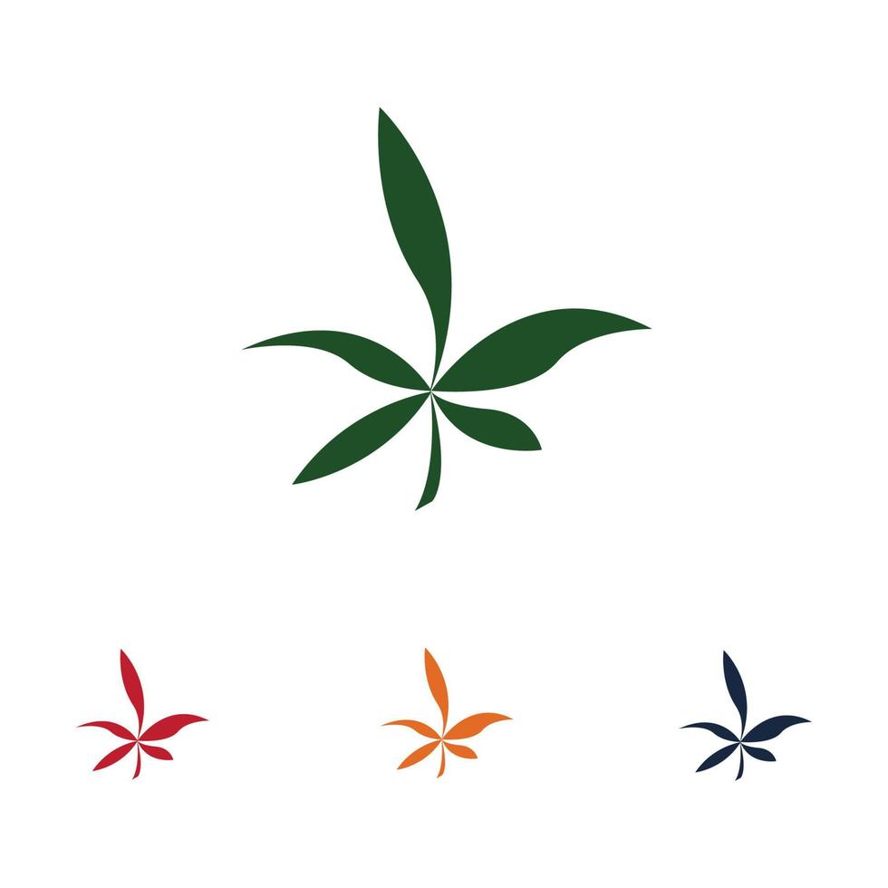 cannabis logo design vector