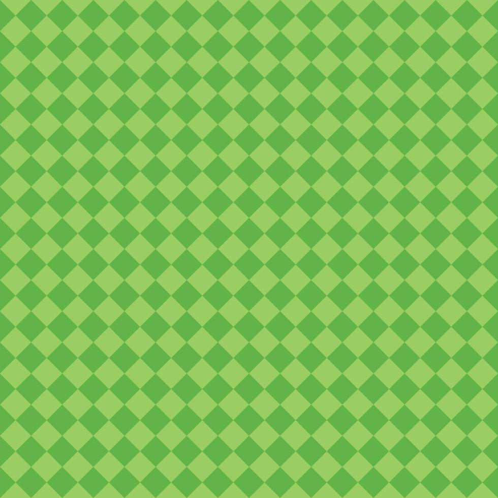 Vector - Abstract seamless pattern of green checkered background. Simple design. Can be use for print, paper, wrapping, fabric, pillow, scrapbook.