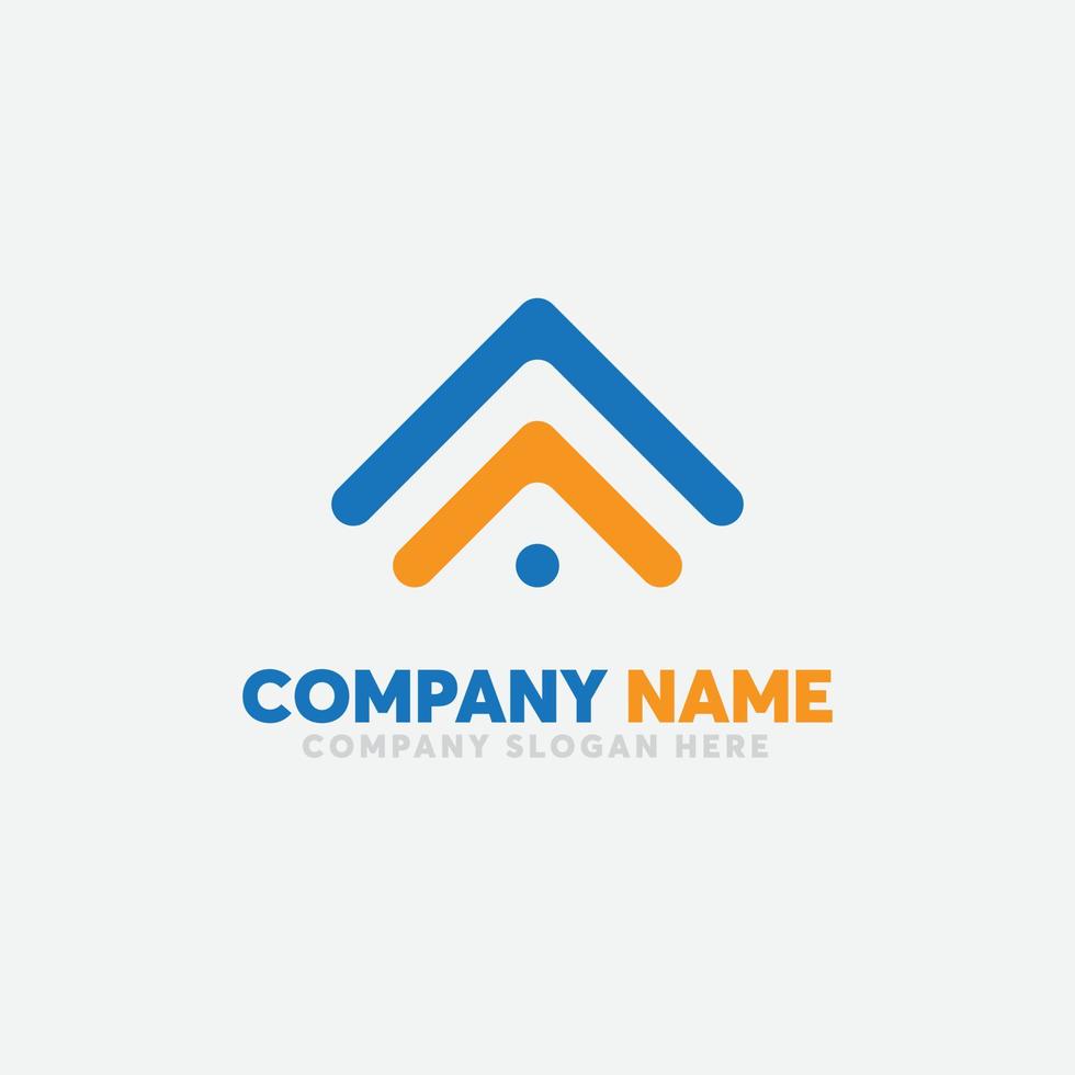Simple A letter logo. Initial letter A logo vector design template