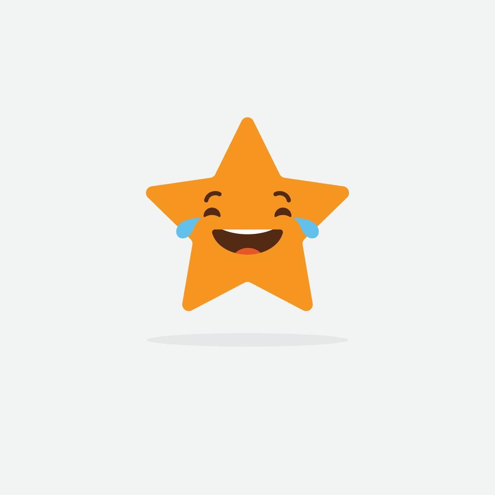 Star Mascot Character. Star Logo. Star Icon. vector