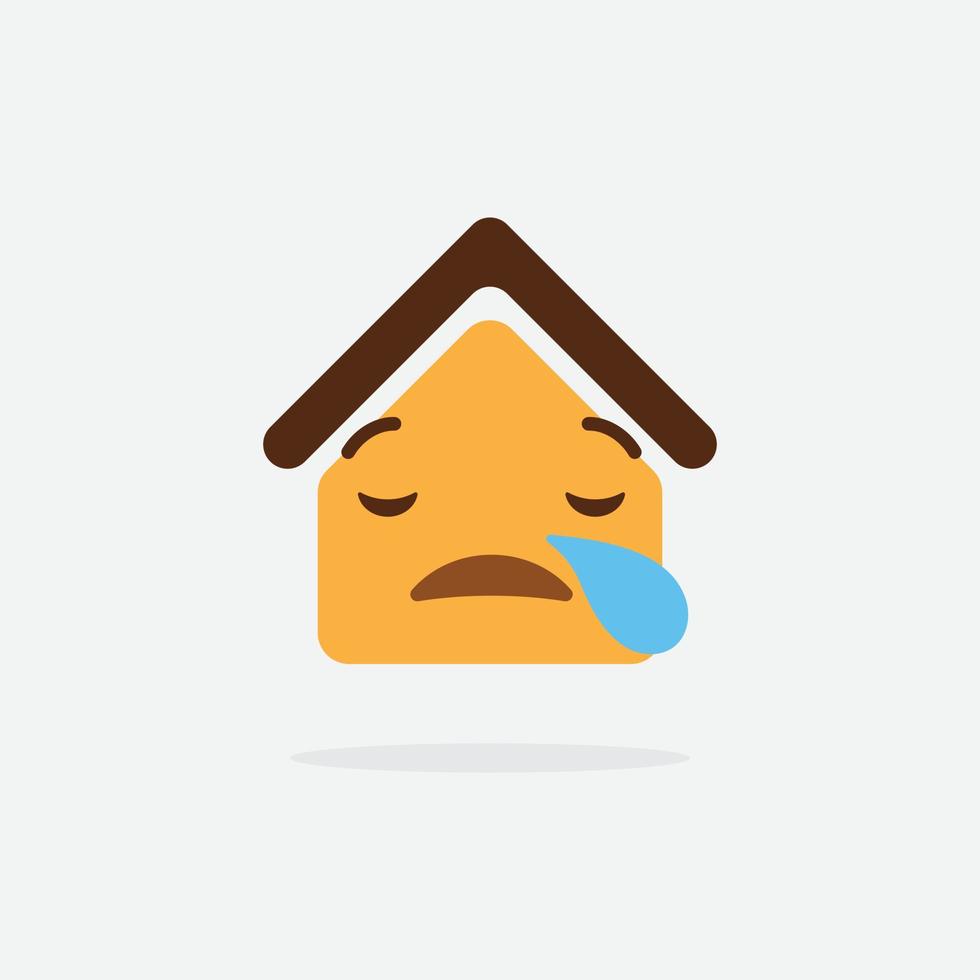 icono de vector de casa. emoji de la casa
