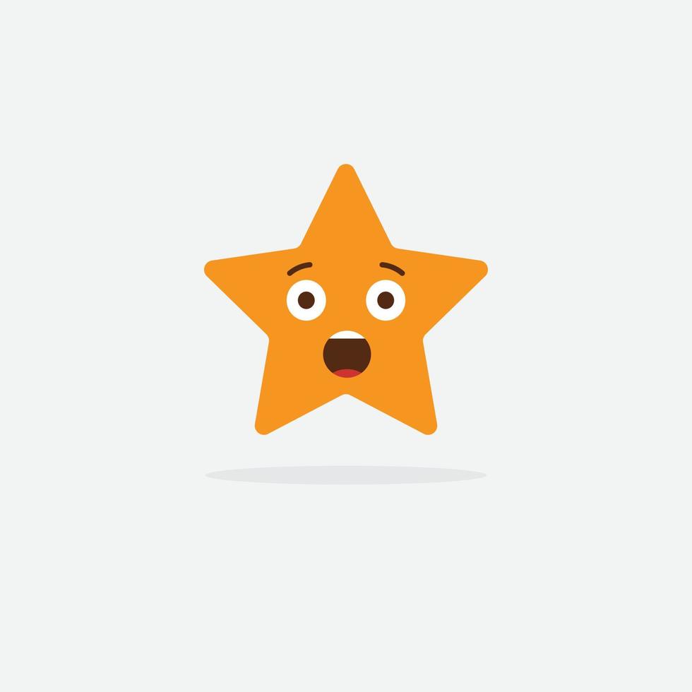 Star Mascot Character. Star Logo. Star Icon. vector