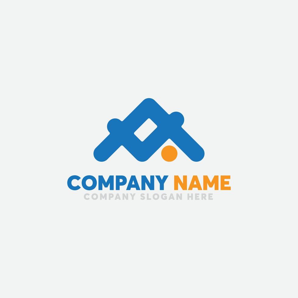 Simple A letter logo. Initial letter A logo vector design template