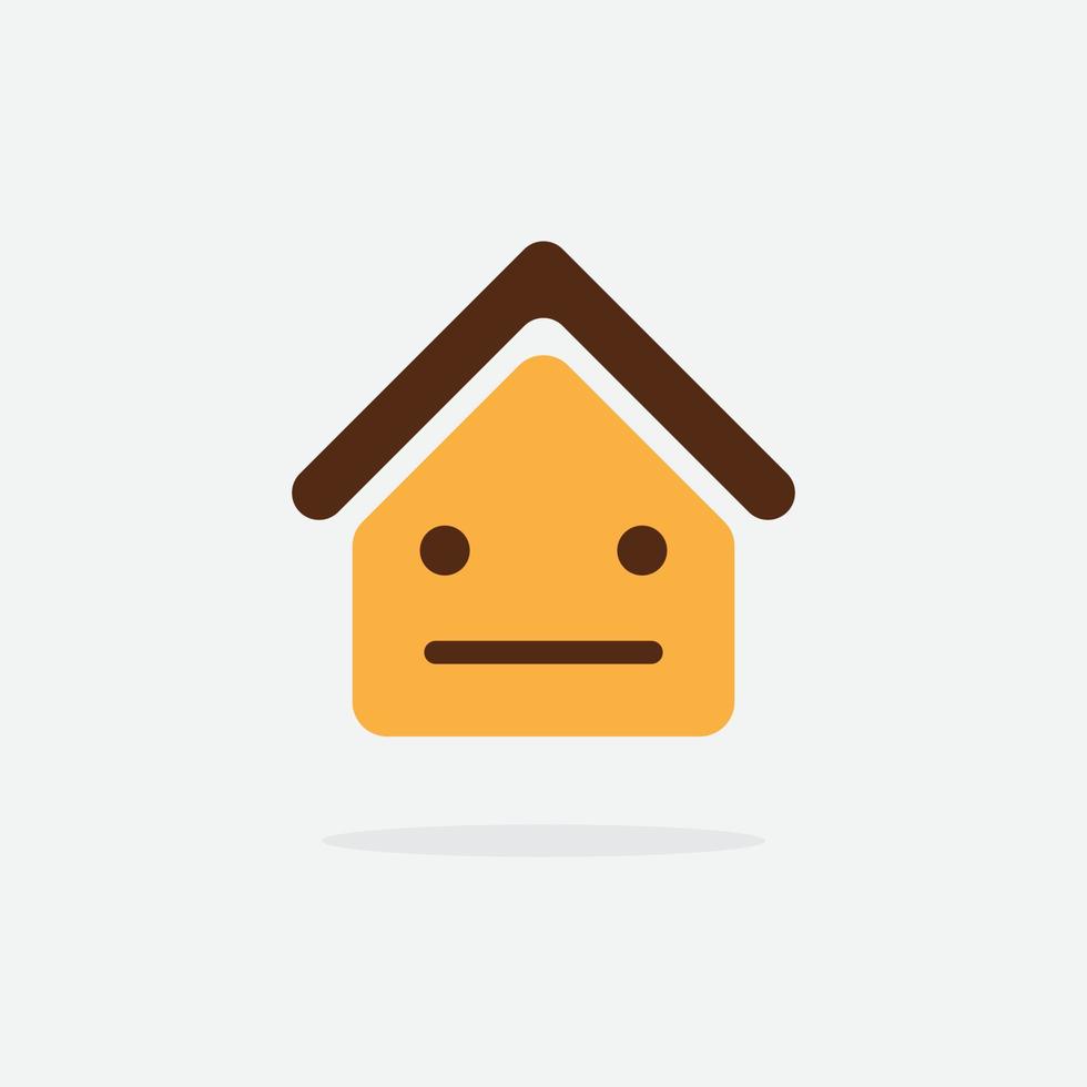 icono de vector de casa. emoji de la casa