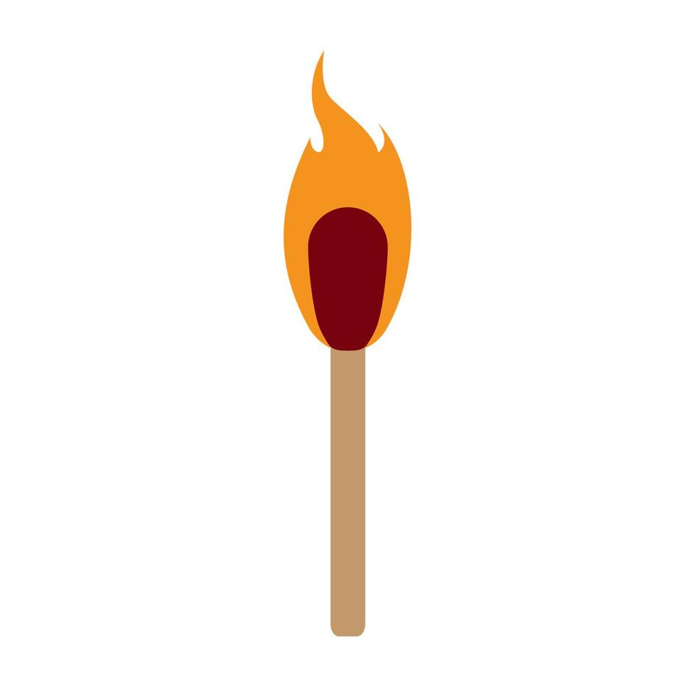 abstract fire matches logo design vector icon symbol graphic illustration