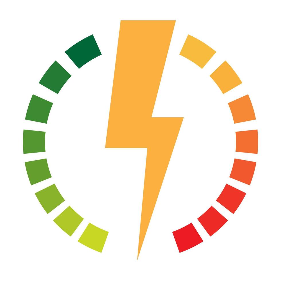 abstract thunderbolt voltage logo symbol vector icon illustration graphic design