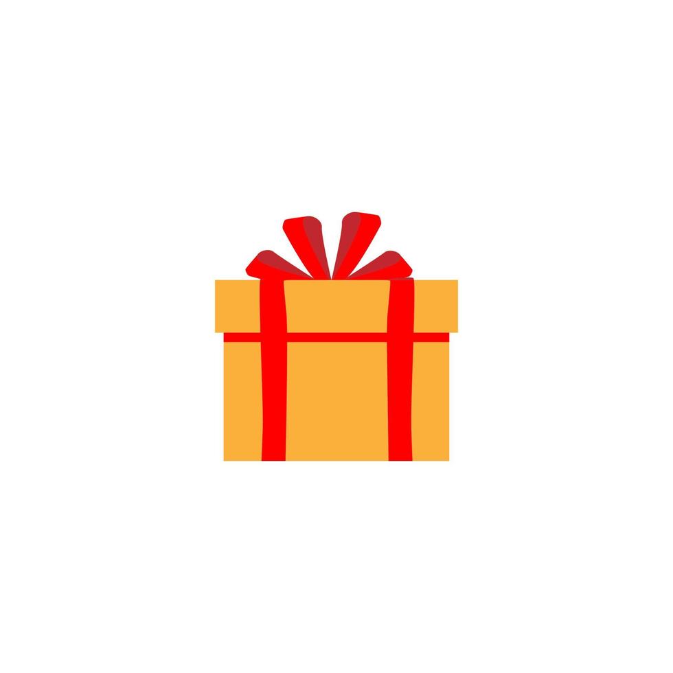 diseño de logotipo de caja de regalo colorido, símbolo gráfico vectorial icono ilustración idea creativa vector