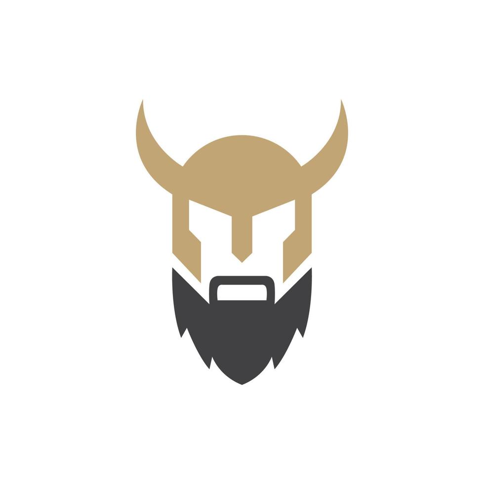 vintage simple face nordic viking logo design, vector graphic symbol icon illustration creative idea