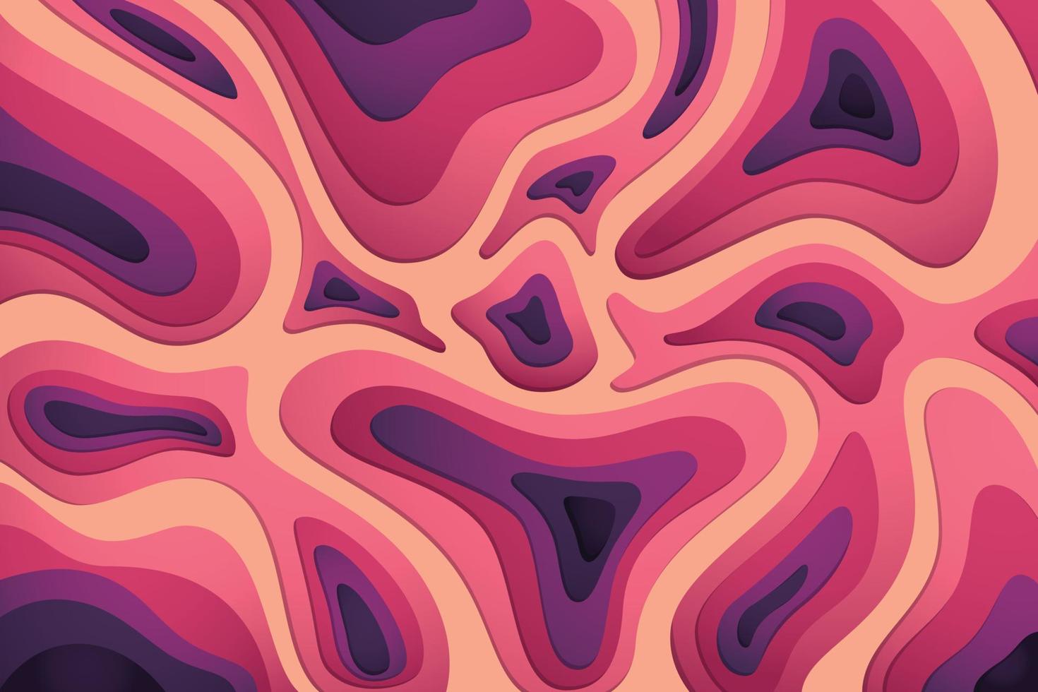 Fondo abstracto 3d con formas de corte de papel vector