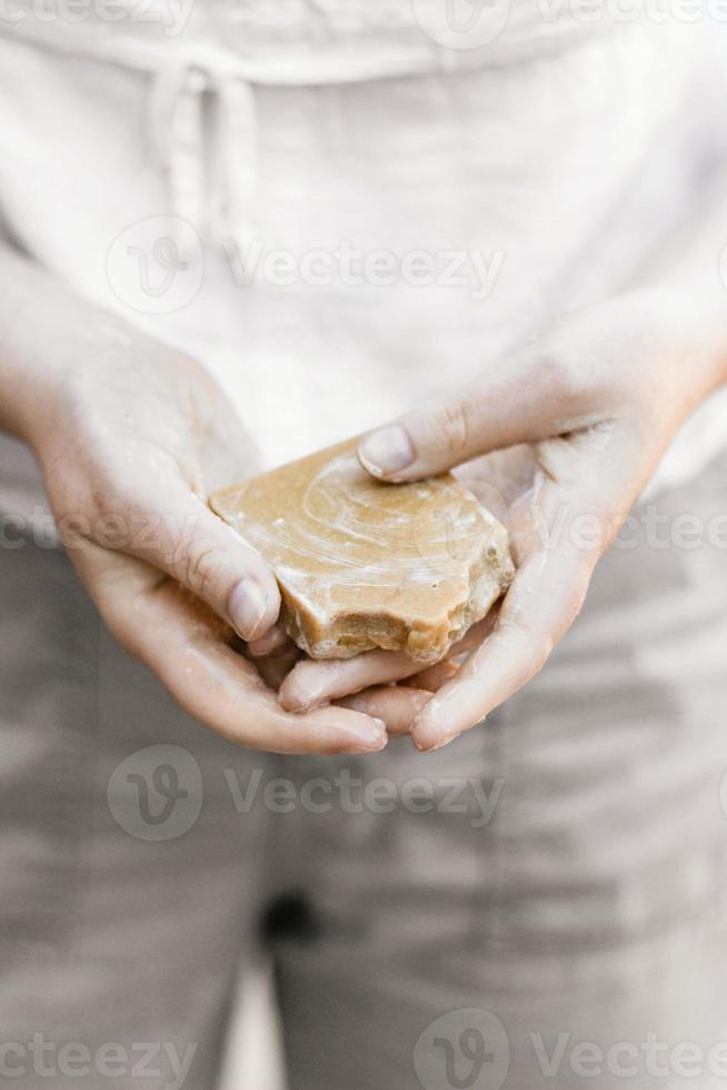 Soap In Hands photo