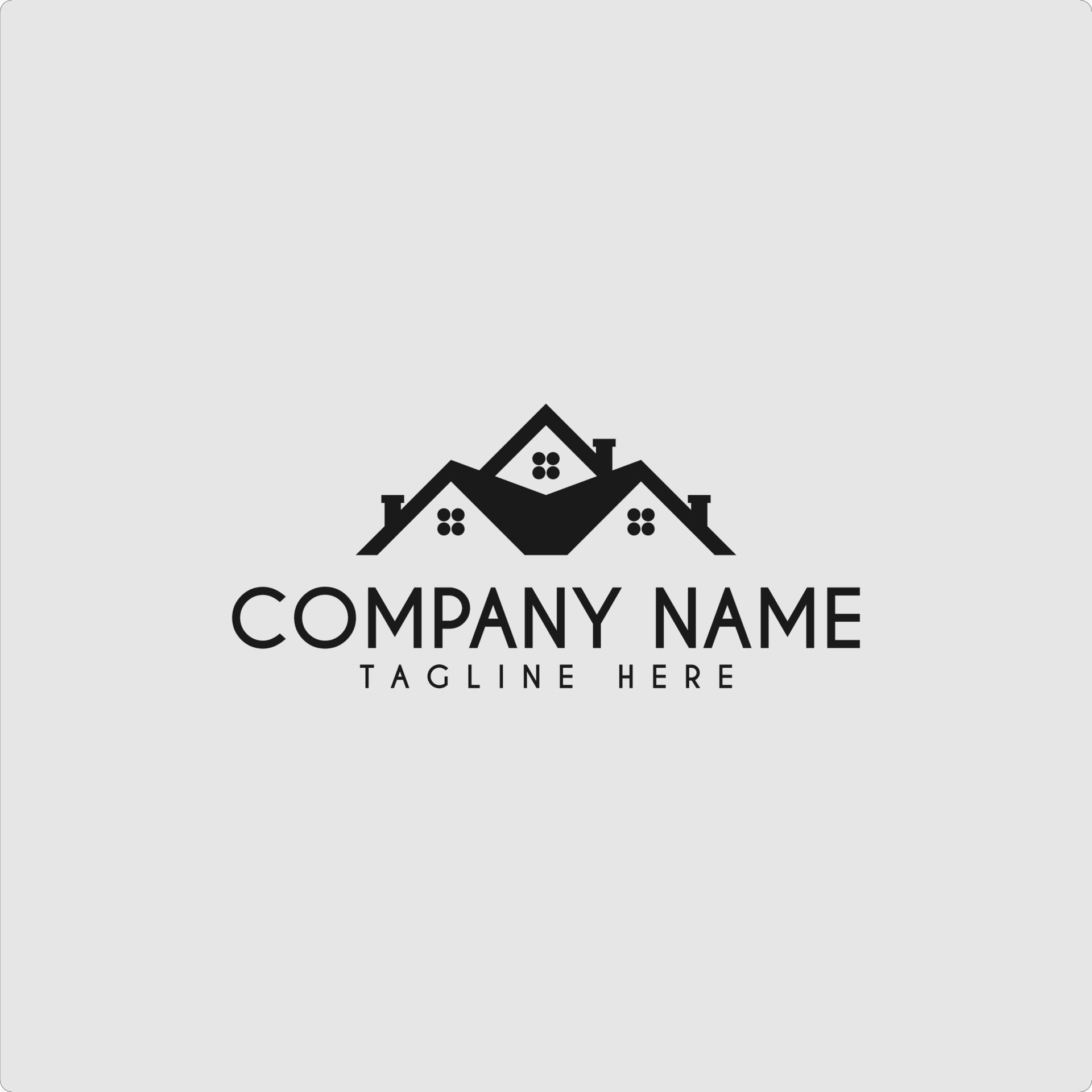 Vintage Retro Real Estate Building Logo Design Vector 5728509 Vector