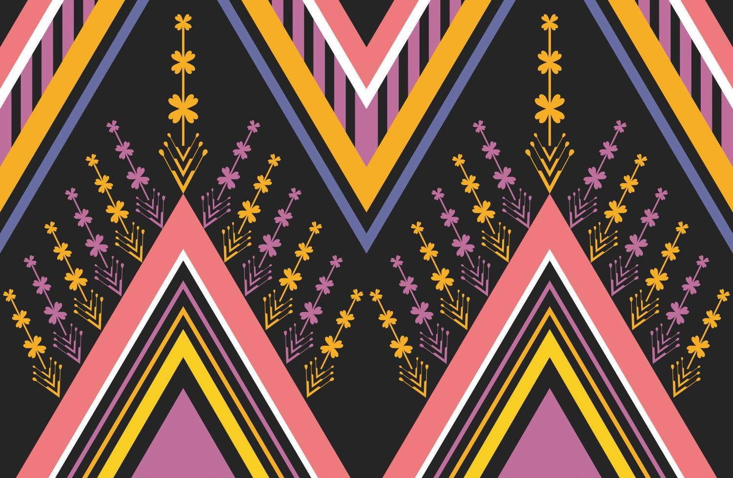 ethnic pattern design for clothes vector