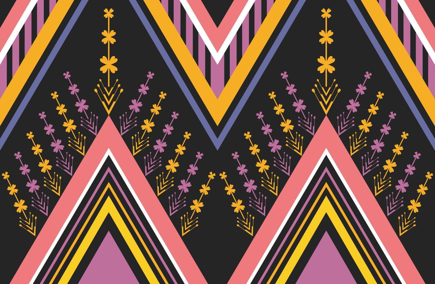 ethnic pattern design for clothes vector