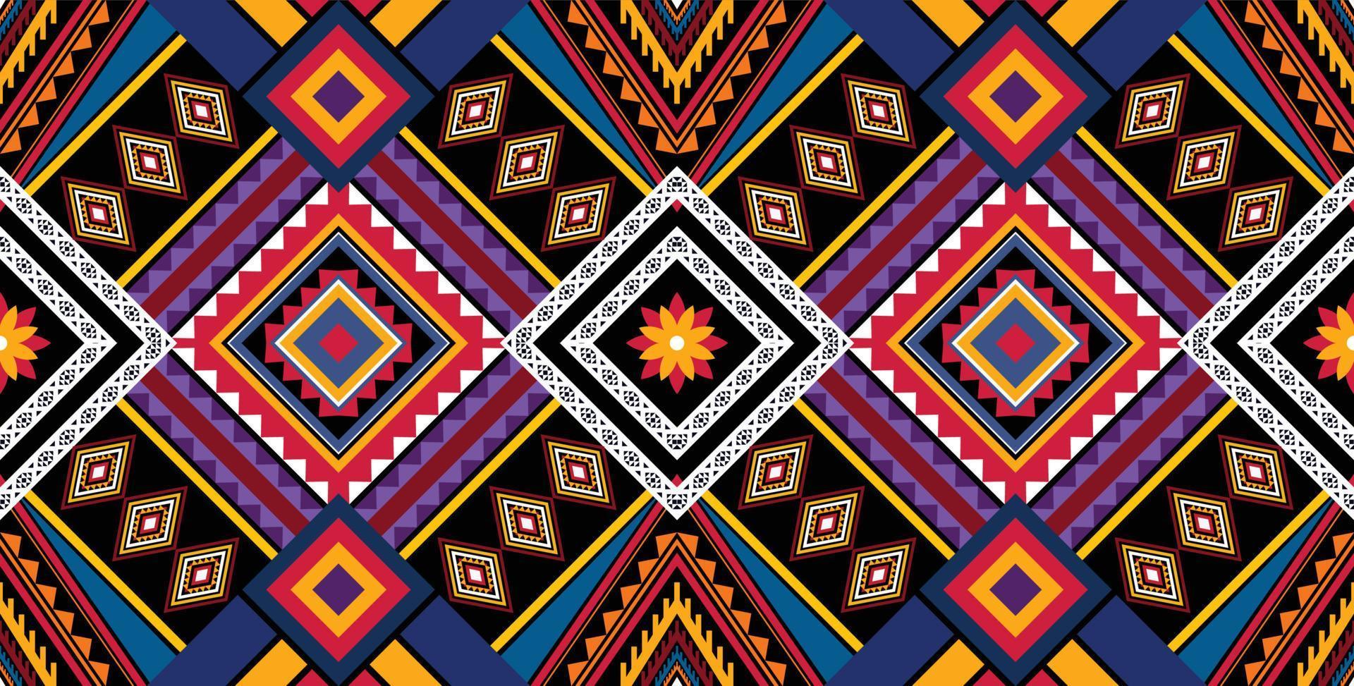 ethnic pattern design for clothes vector