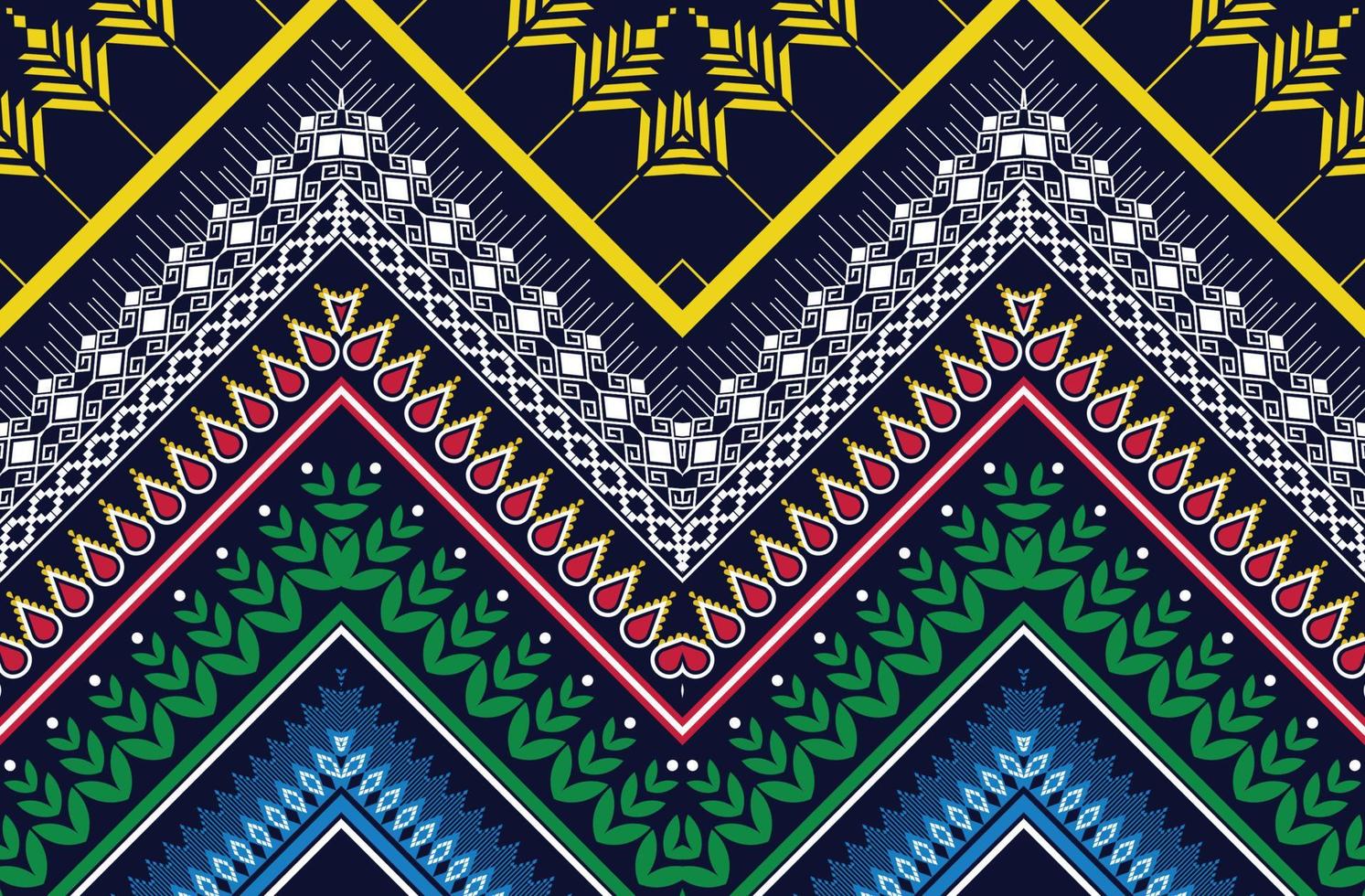 ethnic pattern design for clothes vector